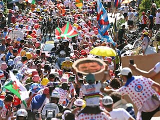De limiet lijkt te zijn bereikt op Alpe d'Huez: 'Was te verwachten dat het misging'