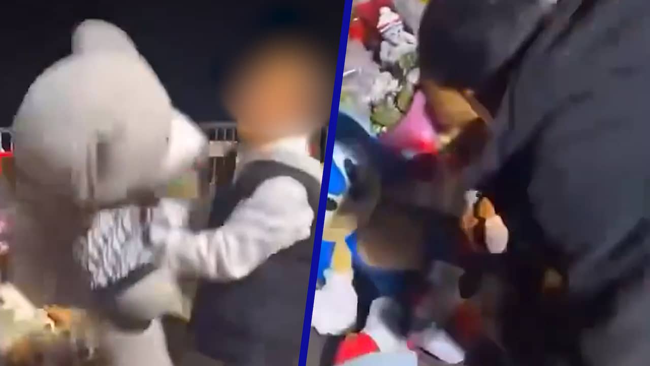 Mannen filmen diefstal van knuffels op gedenkplek voor Jeffrey en Emma