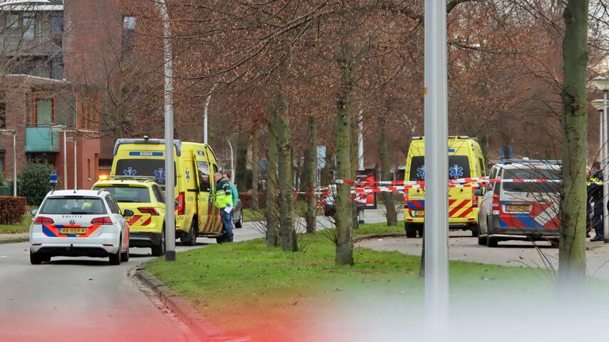 Hulpdiensten aanwezig na dodelijk ongeluk met klaphamer