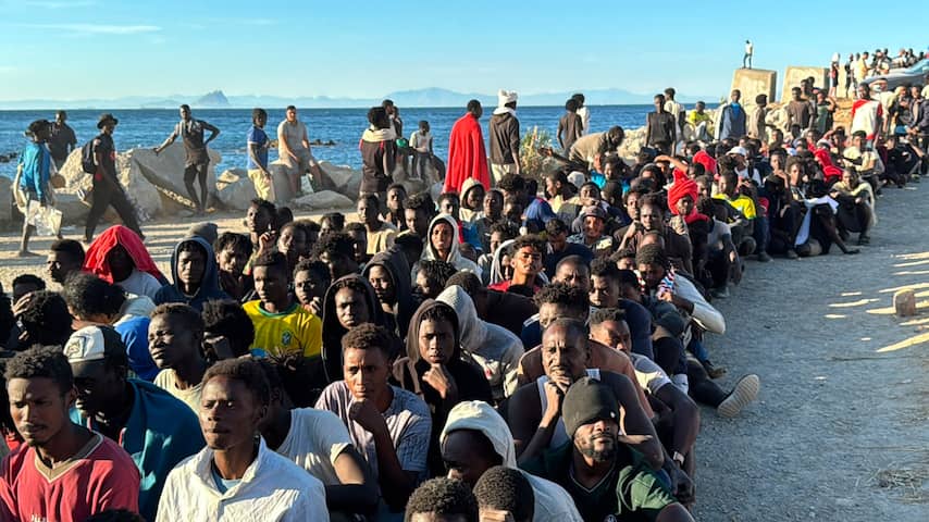 Spanje telde 72.000 migranten in Ceuta, van wie er 2.000 nog in exclave zijn