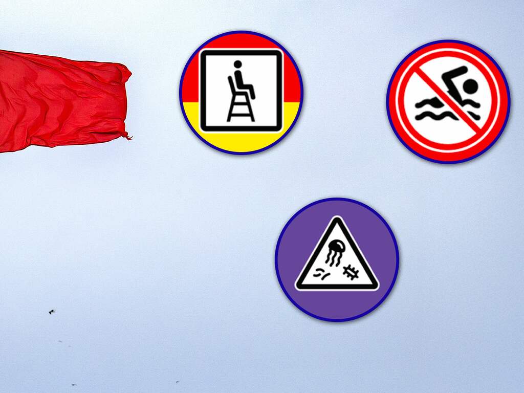 Deze vlaggen kan je binnenkort aan het strand zien en dit betekenen ze