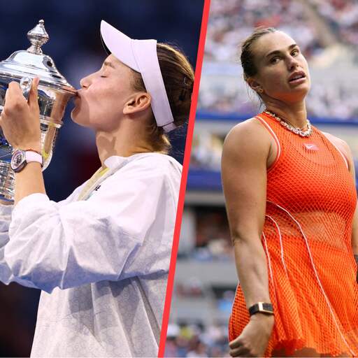 Illustratie bij: Rybakina had US Open-titel niet verwacht, onttroonde Sabalenka laat zich gaan