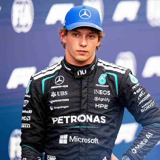 Illustratie bij: WK-leider Antonelli krijgt gridstraf bij thuisrace Monza: 'Sentiment niet beloond'
