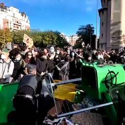 Video | Ouders en vakbonden sluiten zich aan bij scholierenprotest in Frankrijk