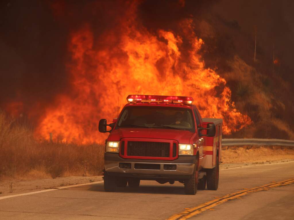 Nieuwe brandhaard ten noorden van Los Angeles verspreidt zich snel