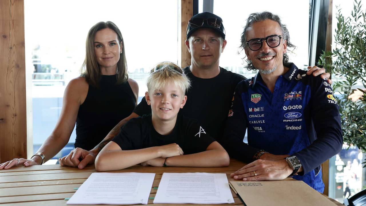 Red Bull pikt elfjarige zoon van Kimi Räikkönen op voor juniorenprogramma