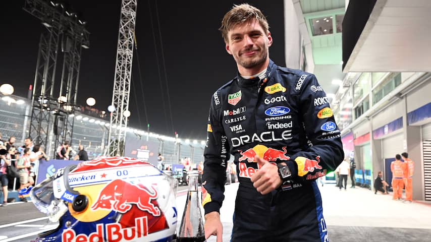 Verstappen trekt goede vorm door met poleposition voor sprintrace Singapore