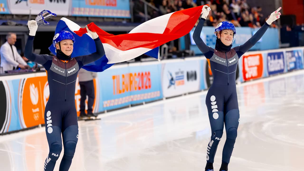 Zusjes Velzeboer samen op EK-podium, Van 't Wout verovert goud in Tilburg