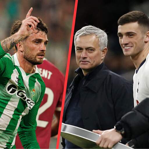 Illustratie bij: José Mourinho vol ongeloof na verlies Real Madrid door goal ex-pupil Troy Parrott