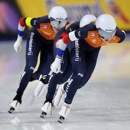 Schaatssters lopen medaille mis op ploegenachtervolging: Dul lost in slotronde