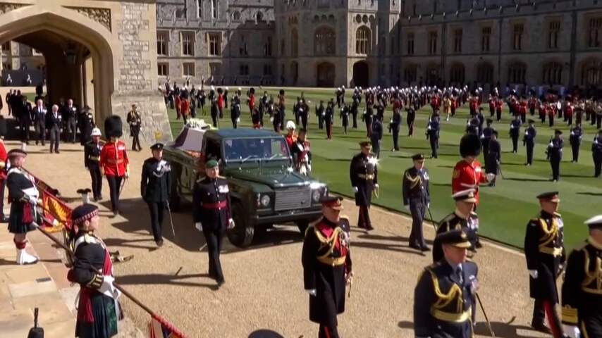 Zo zag de uitvaart van prins Philip op Windsor Castle eruit