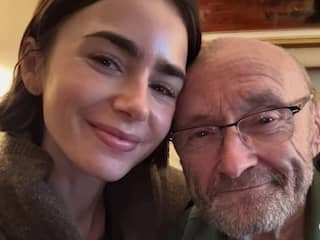 Lily Collins feliciteert zieke vader Phil met 75e verjaardag: 'Dankbaar'