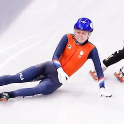 Nederlandse shorttrackers kunnen finale vergeten door valpartij Xandra Velzeboer