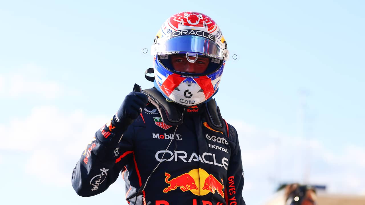 Verstappen pakt pole in sprintkwalificatie: 'Was voor ons een heel goede dag'