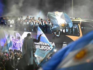 Geen Messi en Paredes viert feest: de thuiskomst van Argentinië