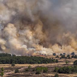 Live natuurbrand Veluwe | Rook bereikt ook Zuid-Holland, drie blushelikopters ingezet