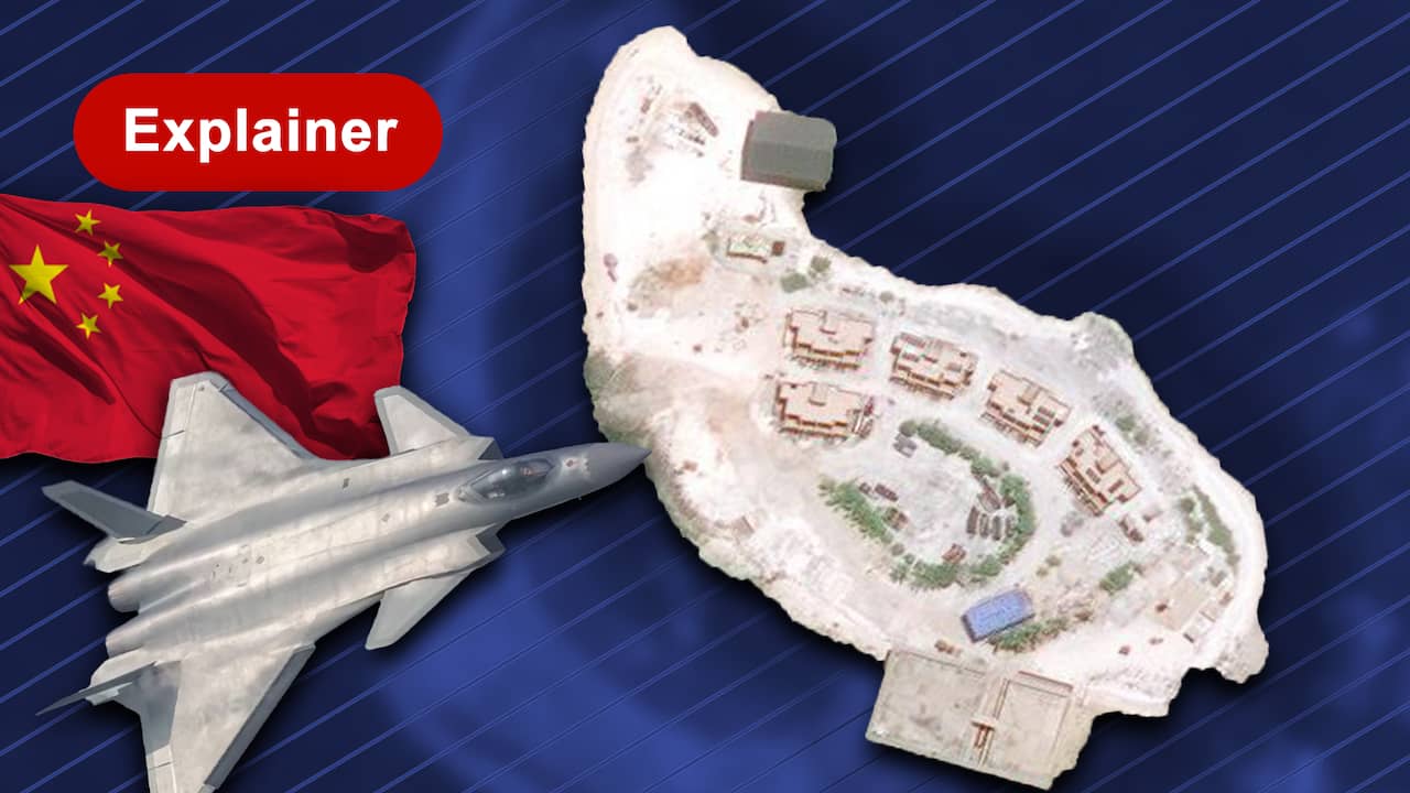 Wat doet China met deze enorme militaire basis in zee? | NU.nl