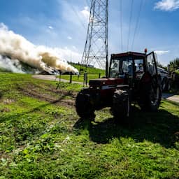 Boeren opgepakt voor brand langs A2 vrijgelaten, Karremans doet aangifte