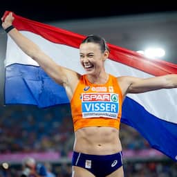 Nadine Visser zet kroon op atletiekcarrière: 'Eindelijk heb ik die grote titel'