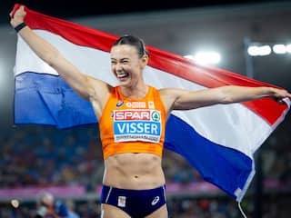 Nadine Visser zet kroon op atletiekcarrière: 'Eindelijk heb ik die grote titel'