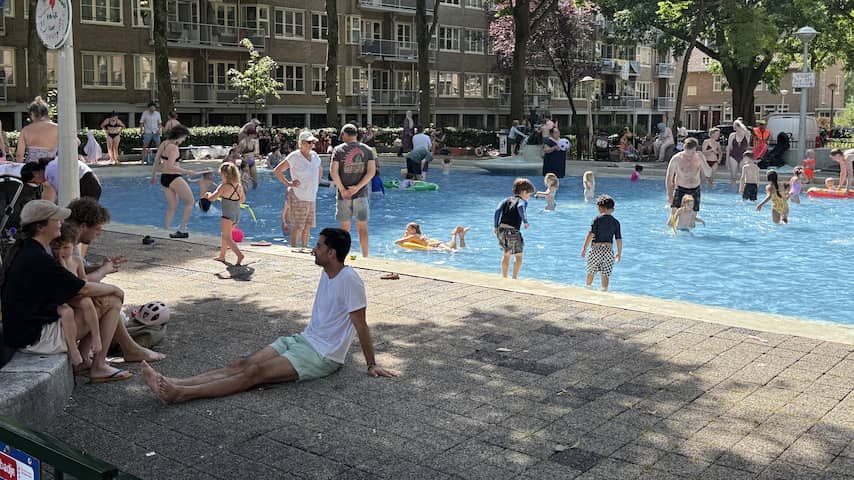 Voor de zevende dag deze zomer is het regionaal zeer heet, evenaring van record