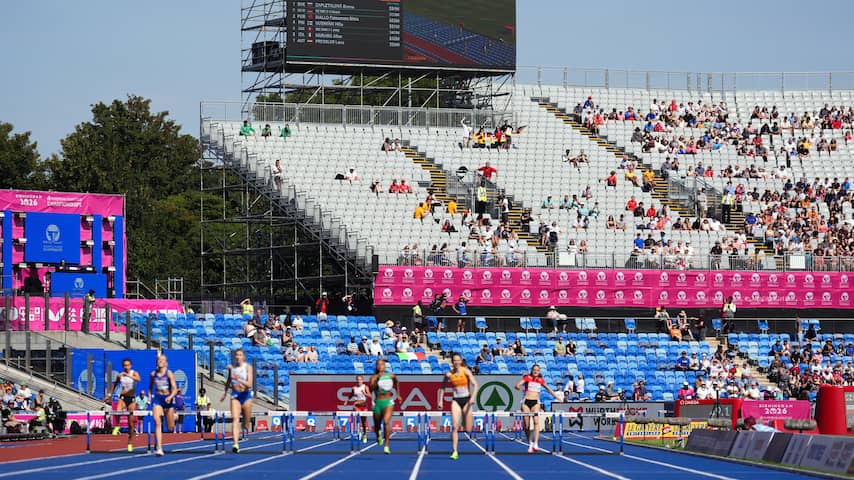 Kritiek op lege tribunes en hoge ticketprijzen bij EK atletiek: 'Bizarre bedragen'