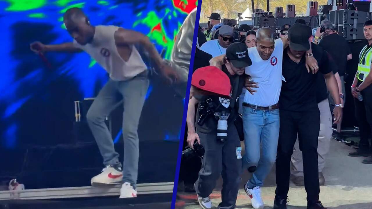 Bobby Rapper Kid Rapper Kid Cudi breekt zijn hielbeen na sprong van podium | NU.nl