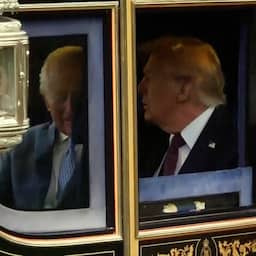 Video | Trump rijdt met koning Charles in koets bij bezoek aan VK