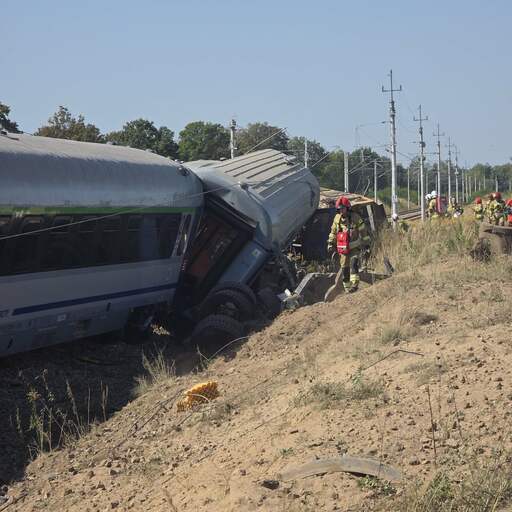 Illustratie bij: Passagier omgekomen bij aanrijding en ontsporing van trein in Polen