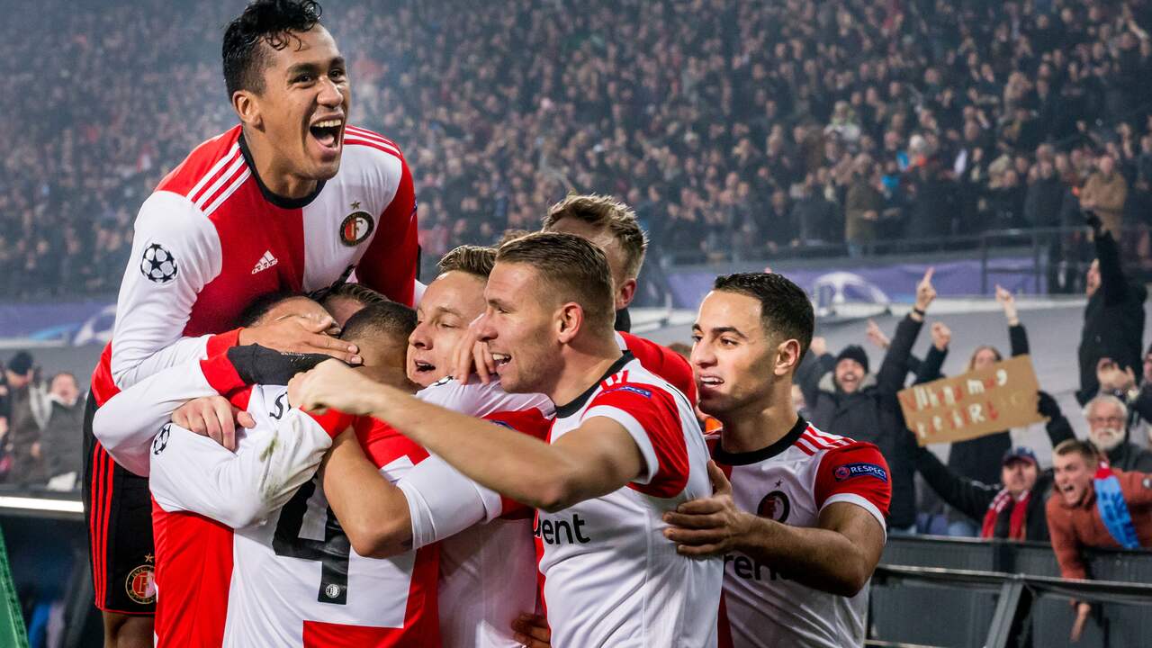 Feyenoord sluit Champions League-avontuur af met knappe zege op Napoli