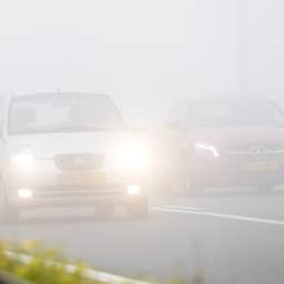 Code geel in het noorden vanwege dichte mist, kans op verkeershinder