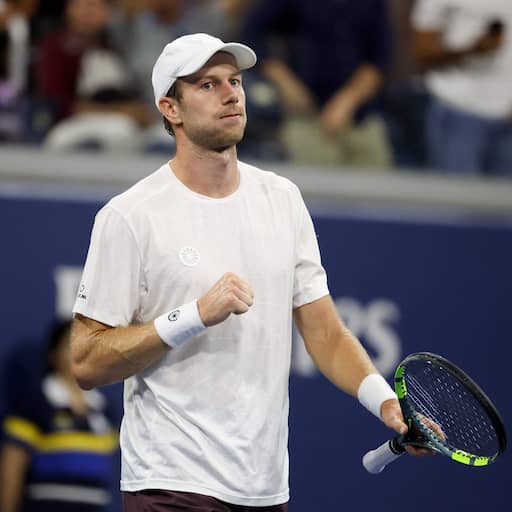 Illustratie bij: Van de Zandschulp hervond zichzelf op US Open: 'Accepteer nu ook foute bal'