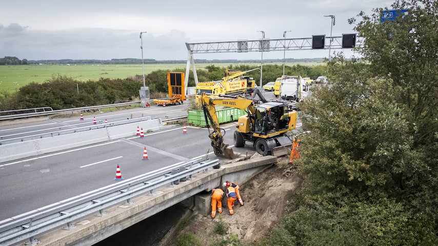 Foto bij Brug A28 blijft tot donderdagavond dicht, maar kan mogelijk eerder open