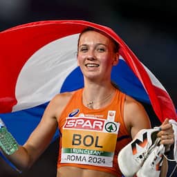 Oppermachtige Femke Bol weer Europees kampioene op 400 meter horden