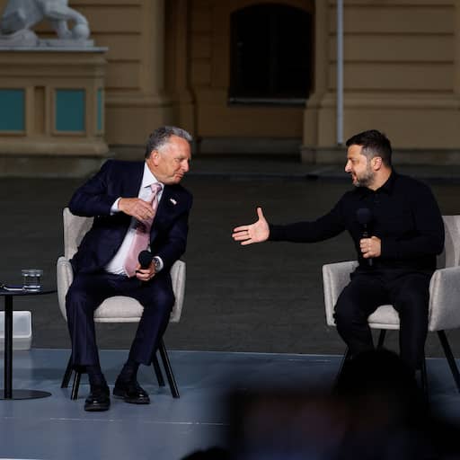 Illustratie bij: Zelensky en VS praten in Kyiv over oorlog, maar grote doorbraak blijft uit