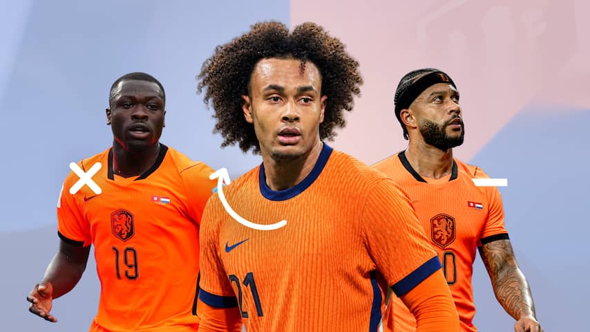 Zirkzee vervangt geblesseerde Brobbey bij Oranje, Memphis opnieuw gepasseerd