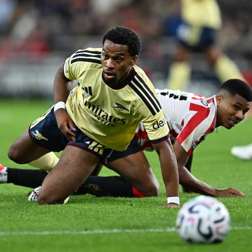 Illustratie bij: Jurriën Timber maakt rentree bij zege Arsenal, Tottenham scoort wéér niet