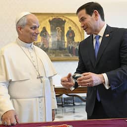 Gesprek Rubio en paus toont volgens VS goede relatie ondanks strijd met Trump