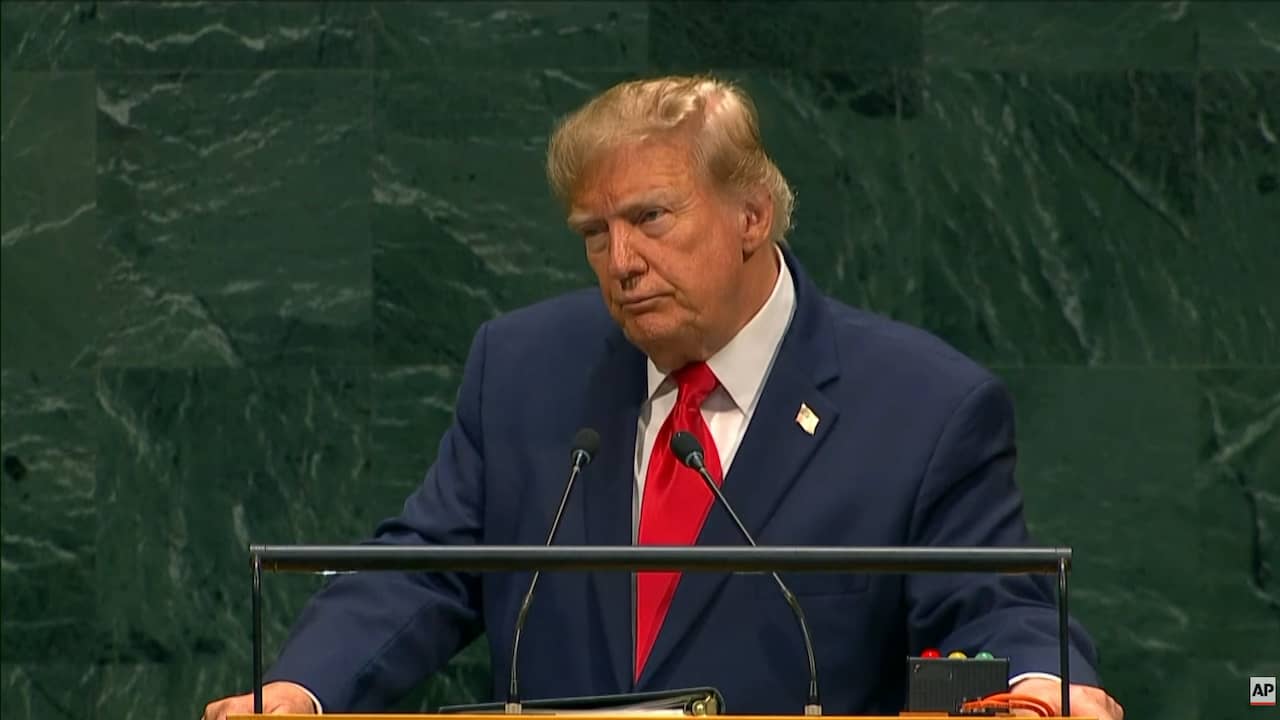 Trump haalt uit naar het ICC in VN-toespraak: 'Totaal uit de hand gelopen'
