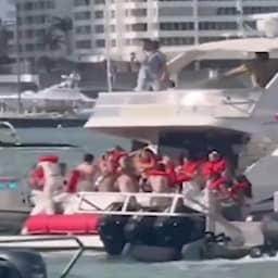 Video | Jacht van 4 miljoen dollar met 30 influencers aan boord zinkt bij Miami