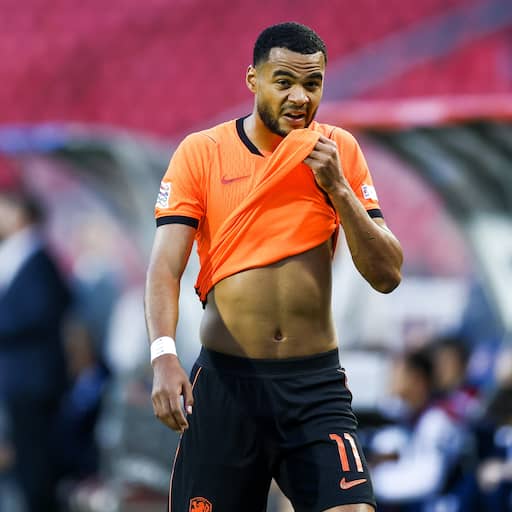 Illustratie bij: Volgende blessuregeval bij Oranje: Gakpo valt al na kwartier uit tegen Servië