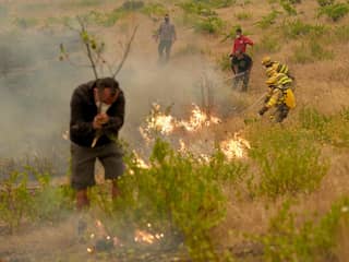Natuurbranden Madrid voegen zich samen, tienduizenden evacuaties in Frankrijk