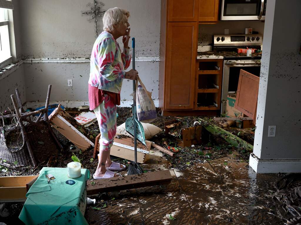 De nasleep van de verwoestende orkaan Ian in Florida