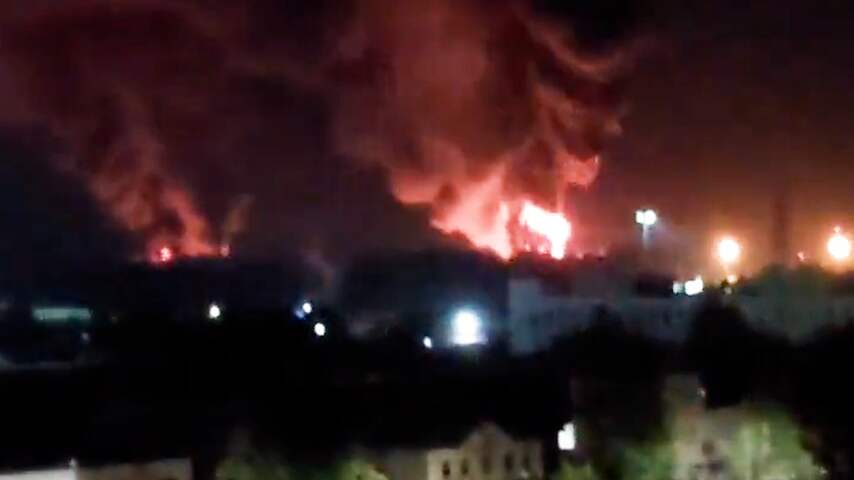 Rookwolken stijgen boven Russische stad uit na 'droneaanvallen'