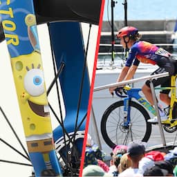 SpongeBob en vriend Patrick prijken op Tour-fietsen: 'Dacht dat ze grap maakten'