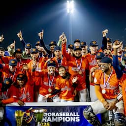 Nederlandse honkballers pakken 25e titel op EK in eigen land na zege op Italië