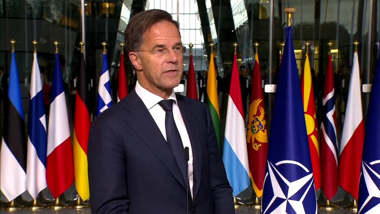 Rutte geïnstalleerd als NAVO-chef: 'Grote schoenen om te vullen' | NU.nl
