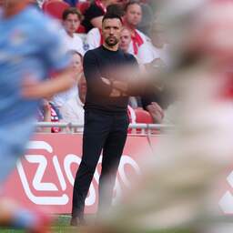 Farioli na 'zware en emotionele' dag Ajax: ‘Geef me de tijd te evalueren’