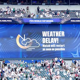 Grote kans dat WK-duel Oranje vertraging oploopt door noodweer