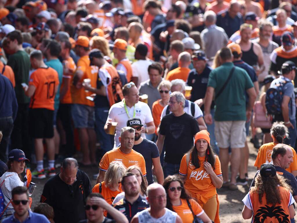 Racefans op Zandvoort